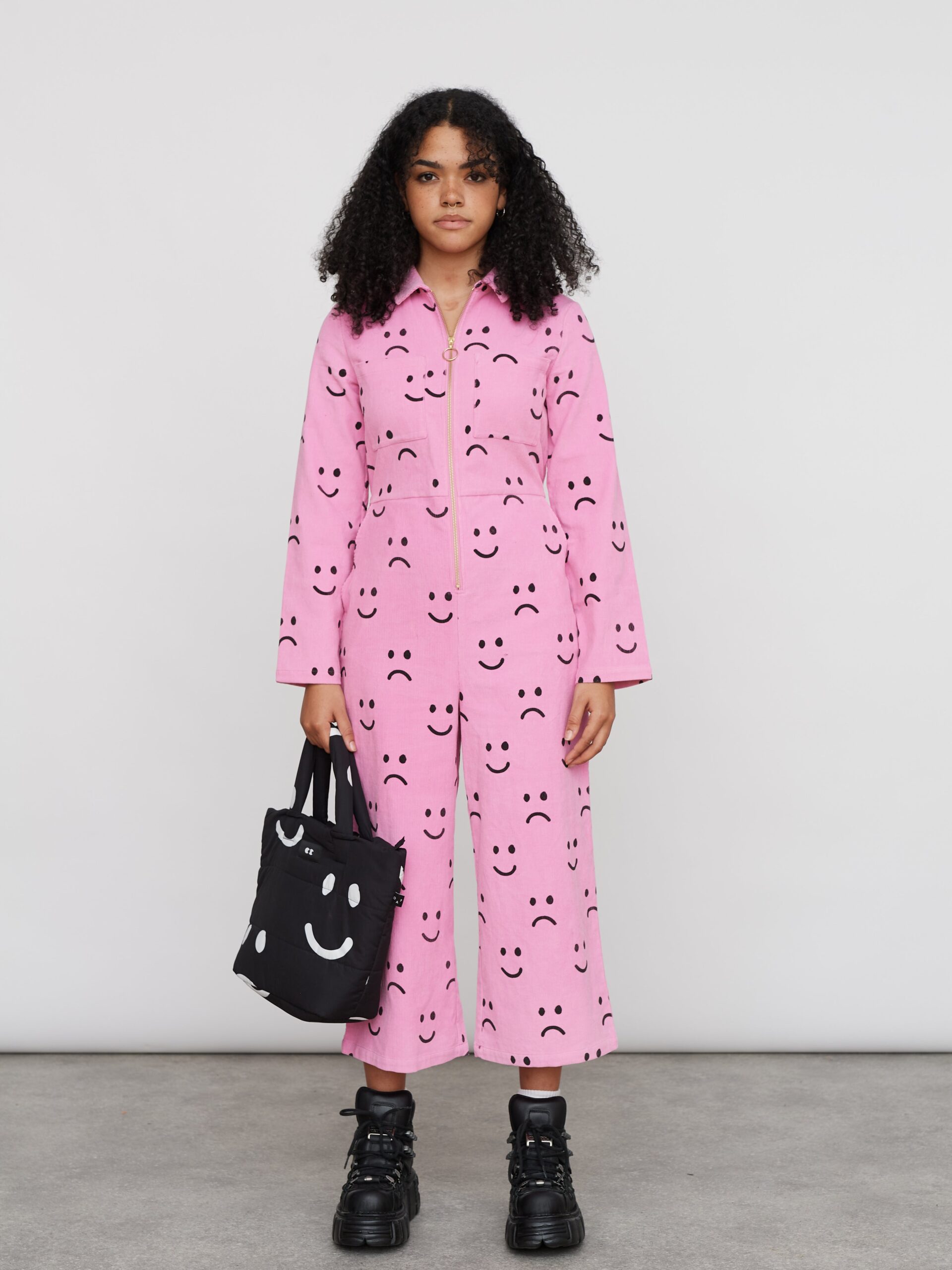 Only 39.00 usd for Happy Sad Cord Jumpsuit Online at the Shop